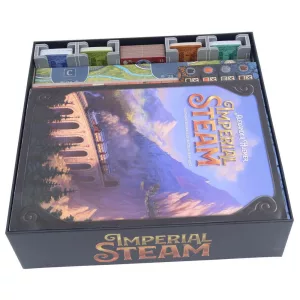 Imperial Steam Insert – rendszerező betét az Imperial Steam társasjátékhoz