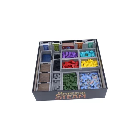 Imperial Steam Insert – rendszerező betét az Imperial Steam társasjátékhoz