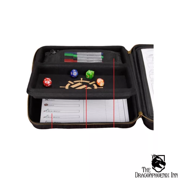 ENHANCE Tabletop RPGs RPG Organizer Case (Black)-ENTTCEC100BKEW