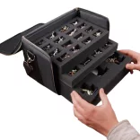 ENHANCE Miniature Figure War Games Miniature Figure Travel Case-ENTTCFM100BKEW