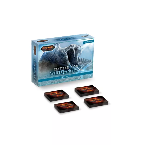 SolForge Fusion: Hybrid Deck Game - Battle for Whitefang Pass Booster Kit Display (4 Kits) - EN-SBE-SFF-S2-BK