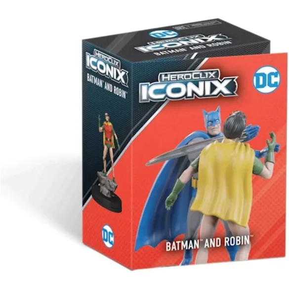 DC HeroClix Iconix: Batman and Robin gyűjtői figura szett - EN