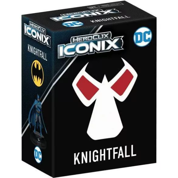 DC HeroClix Iconix: Knightfall figura szett – Batman, Bane és Azrael
