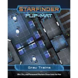 Starfinder Flip-Mat: Grav Trains kétoldalas játéktérkép