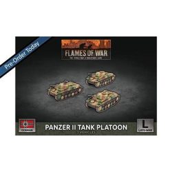 Flames of War - Panzer II Tank Platoon - EN-GBX183