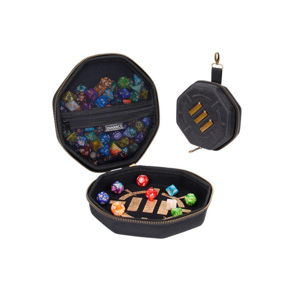 ENHANCE Tabletop Dice Case (Black)-ENTTCED100BKEW