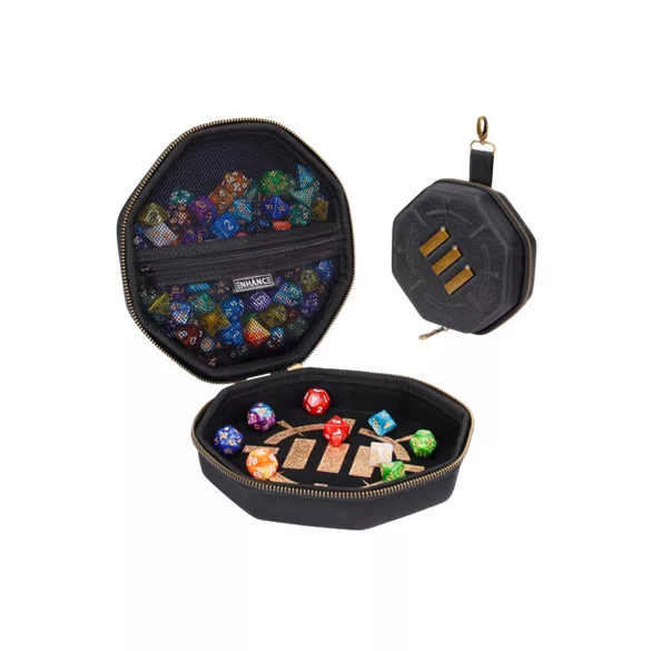 ENHANCE Tabletop Dice Case (Black)-ENTTCED100BKEW