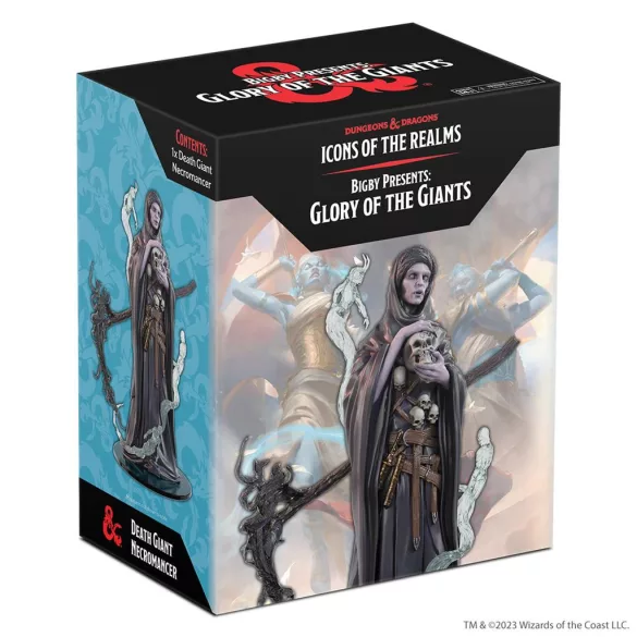 D&D Icons of the Realms: Bigby Presents: Glory of the Giants Death Giant Necromancer - Boxed Mini --WZK96263
