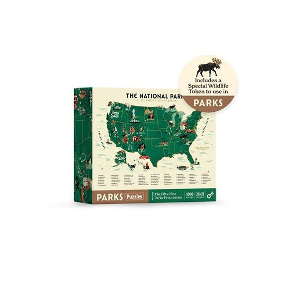Parks Puzzles - National Parks Map-KYM05PZ03
