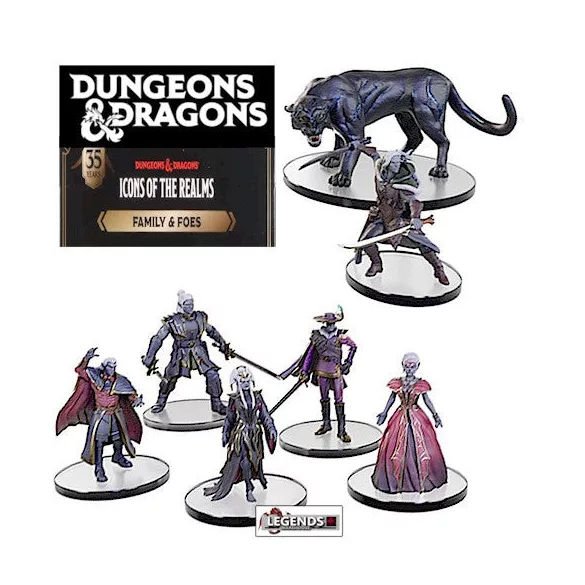 D&D The Legend of Drizzt 35th Anniversary - Family & Foes Boxed Set-96214