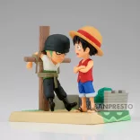 One Piece World Collectable Figure Log Stories-Monkey.D.Luffy&Roronoa Zoro--BP88504P