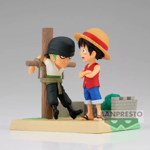 One Piece World Collectable Figure Log Stories-Monkey.D.Luffy&Roronoa Zoro--BP88504P