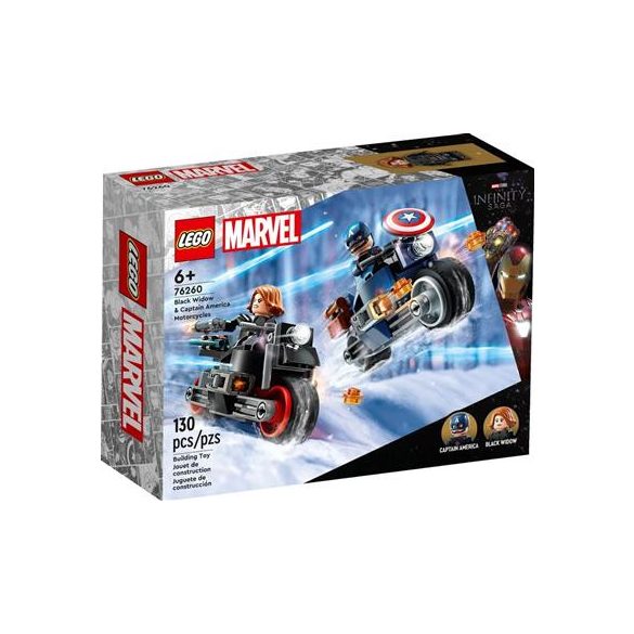 LEGO - Marvel - Black Widow & Captain America Motorcycles-6427749-76260