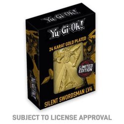 Yu-Gi-Oh! Limited Edition 24k Gold Plated Silent Swordsman Metal Card-KON-YGO81G
