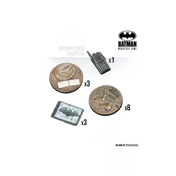 Batman Miniature Game: Batman Crew Markers - EN-ACC0063