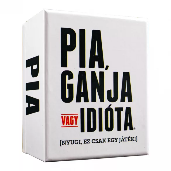 Pia, ganja vagy idióta BONTOTT társasjáték