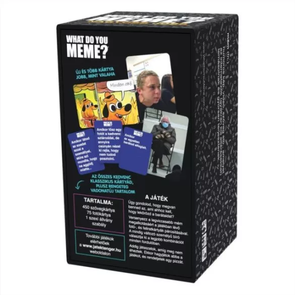 What do you meme? Nagyobb jobb kiadás BONTOTT társasjáték