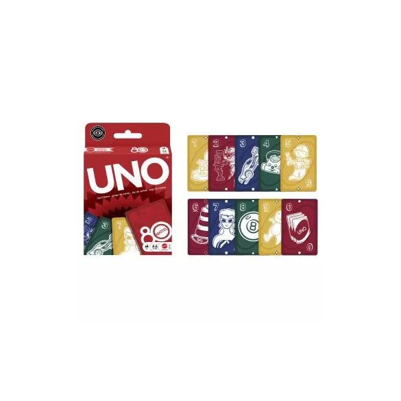 Uno - Mattel 80. évfordulós kiadás - BONTOTT