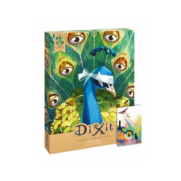 Dixit puzzle 1000 - Pávaszemek (Point of View - 10)