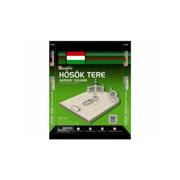 3D puzzle - Hősök tere 66db-os