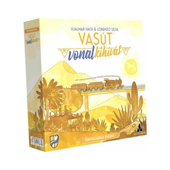 Vasút vonal kihívás - Fényessárga