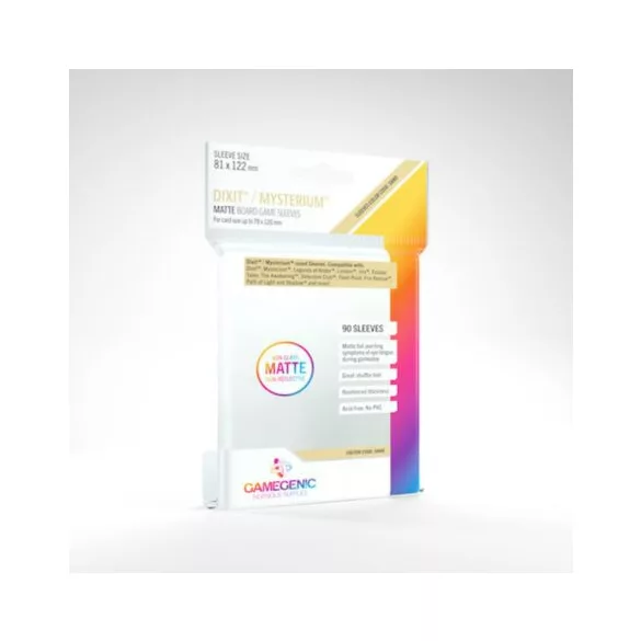 GameGenic Matte Dixit sleeves - 81x122 mm (90 db/csomag)