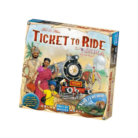 Ticket to Ride Map Collection 2: India & Switzerland