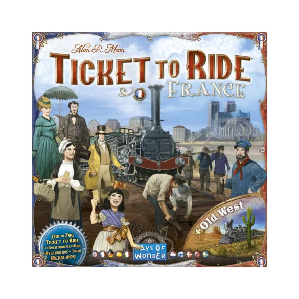 Ticket to Ride Map Collection 6: France & Old West