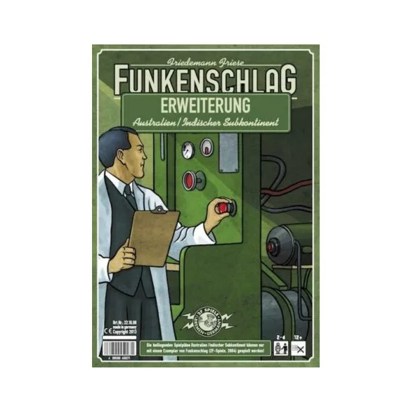 Funkenschlag (Power Grid) 9. kiegészítő - Ausztrália/India (Recharged)