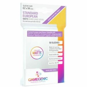 GameGenic Matte Standard EU sleeves - 62x94 mm (50 db/csomag)