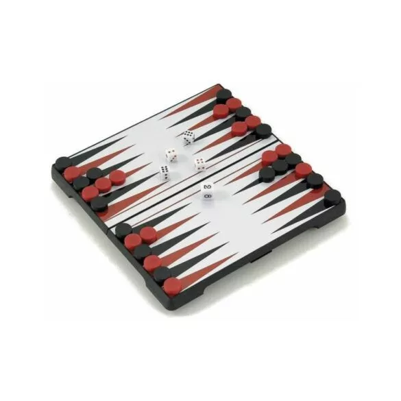 Backgammon, 16x16 cm-es, hordozható - 600502