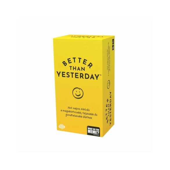 Better than yesterday – motivációs játék