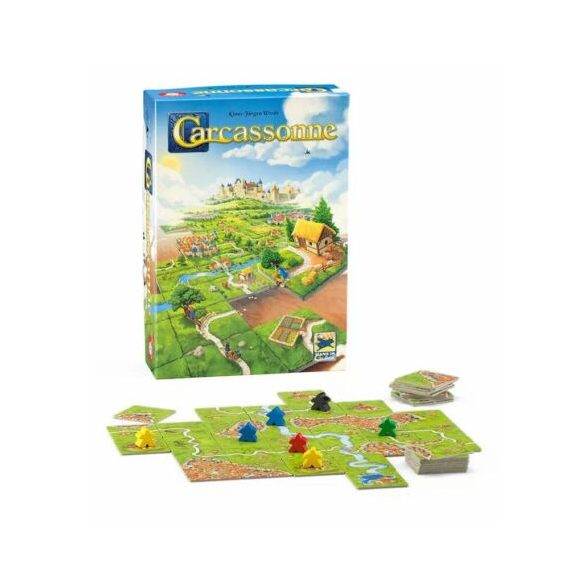 Carcassonne alapjáték (A folyó+Az apát kiegészítőkkel)