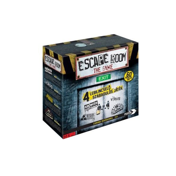 Escape Room - 4 lebilincselő szabadulós játék