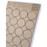 MDF alap - Kör d25 - 20 db