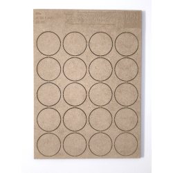 MDF alap - Kör d28,5 - 20 db