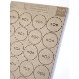 MDF alap - Kör d32 - 20 db