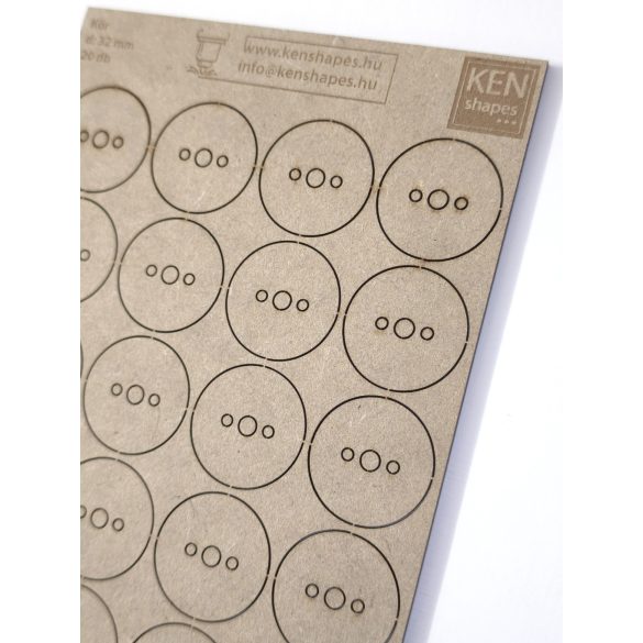 MDF alap - Kör d32 - 20 db