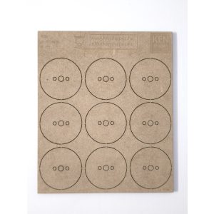 MDF alap - Kör d40 - 9 db