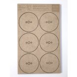 MDF alap - Kör d50 - 6 db