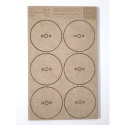 MDF alap - Kör d50 - 6 db