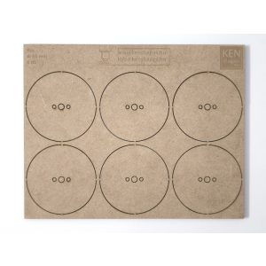 MDF alap - Kör d60 - 6 db
