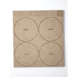 MDF alap - Kör d80 - 4 db