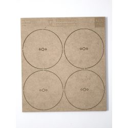 MDF alap - Kör d80 - 4 db