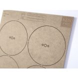 MDF alap - Kör d80 - 4 db