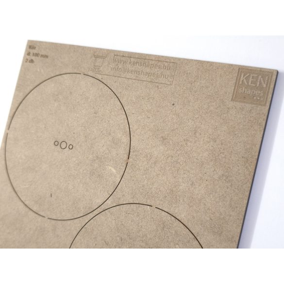MDF alap - Kör d100 - 2 db