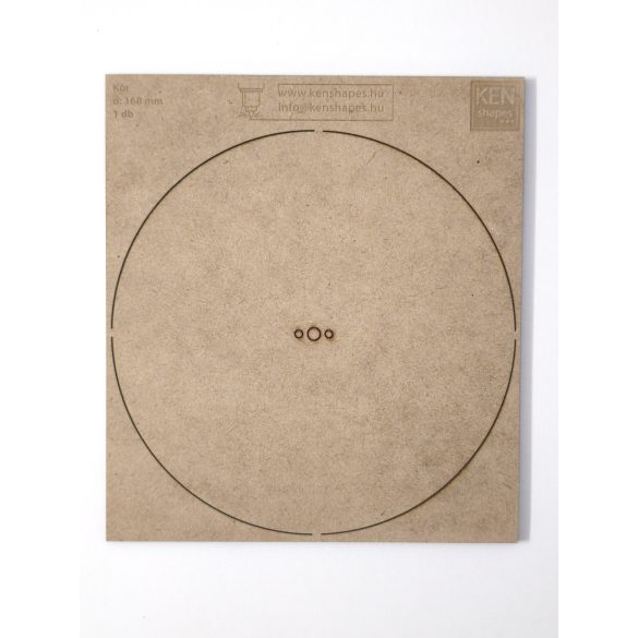 MDF alap - Kör d160 - 1 db