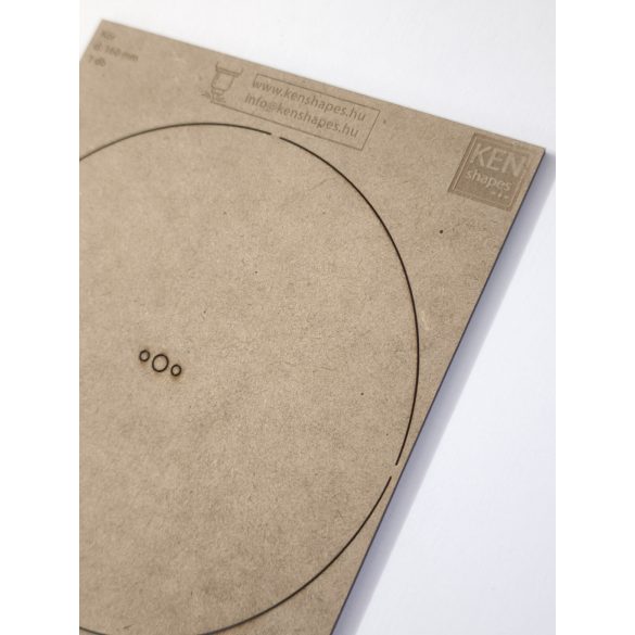MDF alap - Kör d160 - 1 db