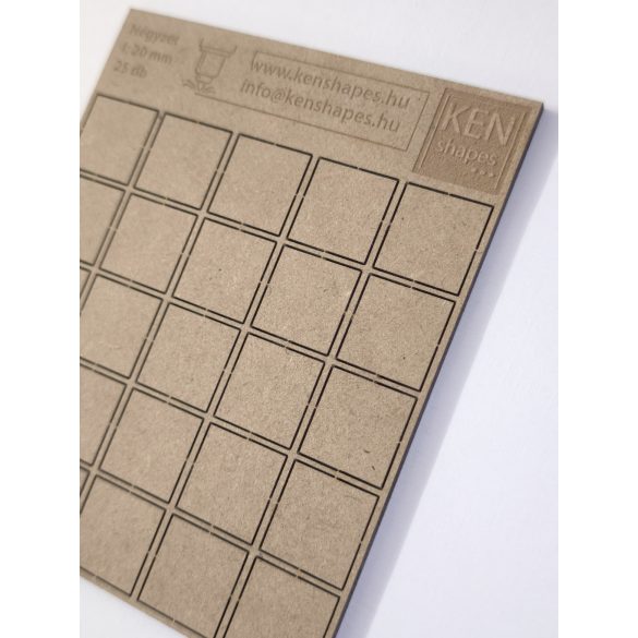 MDF alap - Négyzet  I20 - 25 db