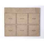 MDF alap - Négyzet  I50 - 6 db